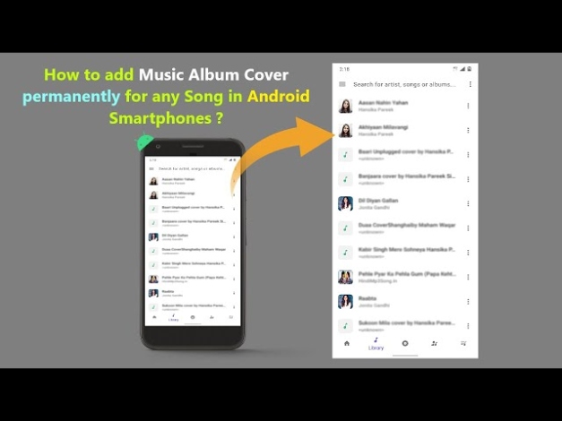 Niche Utama 1 How To Add Music Album Cover Permanently For Any Song In Android