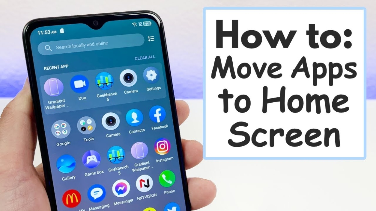 Niche Utama 1 How To Put App On Home Screen Android - YouTube