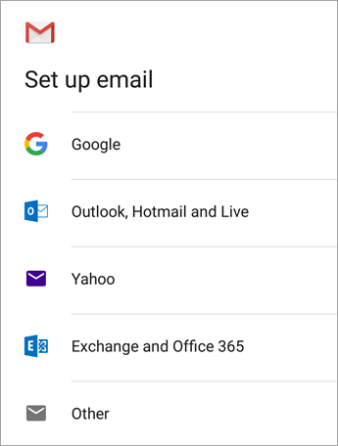 Niche Utama 1 Set Up Email In Android Email App - Microsoft Support