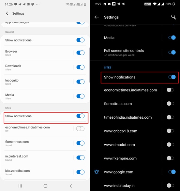 Niche Utama 2 How To Disable Website Notifications On Chrome On Android Phones